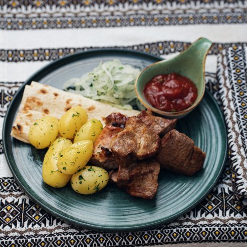 Schaschlik vom Schwein